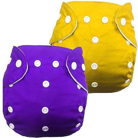 Babymoon Washable Baby Diaper Premium Cloth Diaper Reusable, Adjustable Size, Waterproof,