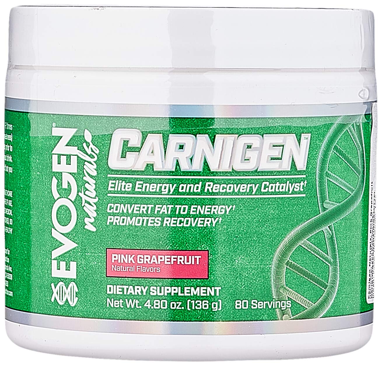 EVOGEN CARNIGEN Naturals, Carnitine Fat Burning Powder, Carnitine