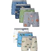 Hanes Boys' Potty Training Underwear, Light Leaks Toddler Cotton Briefs and Boxer Briefs, Multi-pack