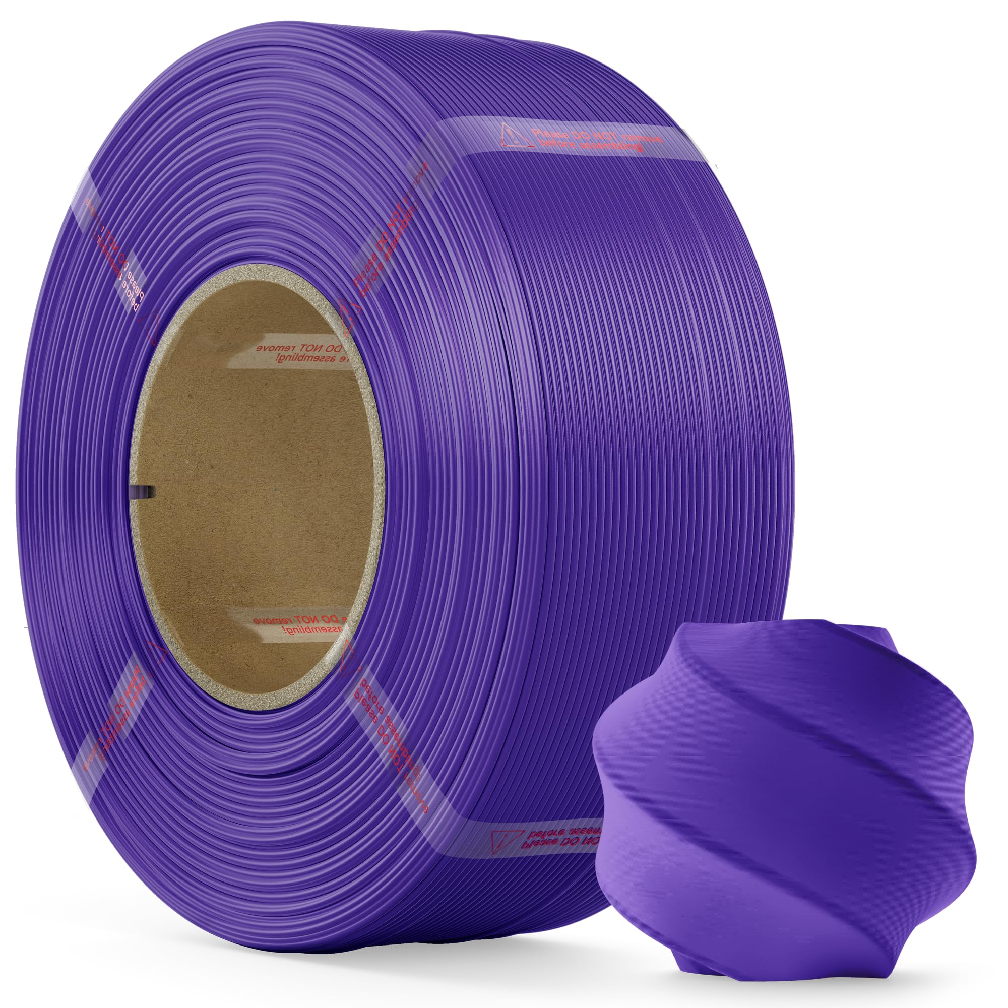 Photo 1 of MarsWork PLA Filament 1.75mm PLA 3D Printer Filament(Refill),1kg Refill for Reusable Spools(2.2lbs),Premium Quality 3D Printing Filament for Bambu lab 3D Printers,Purple