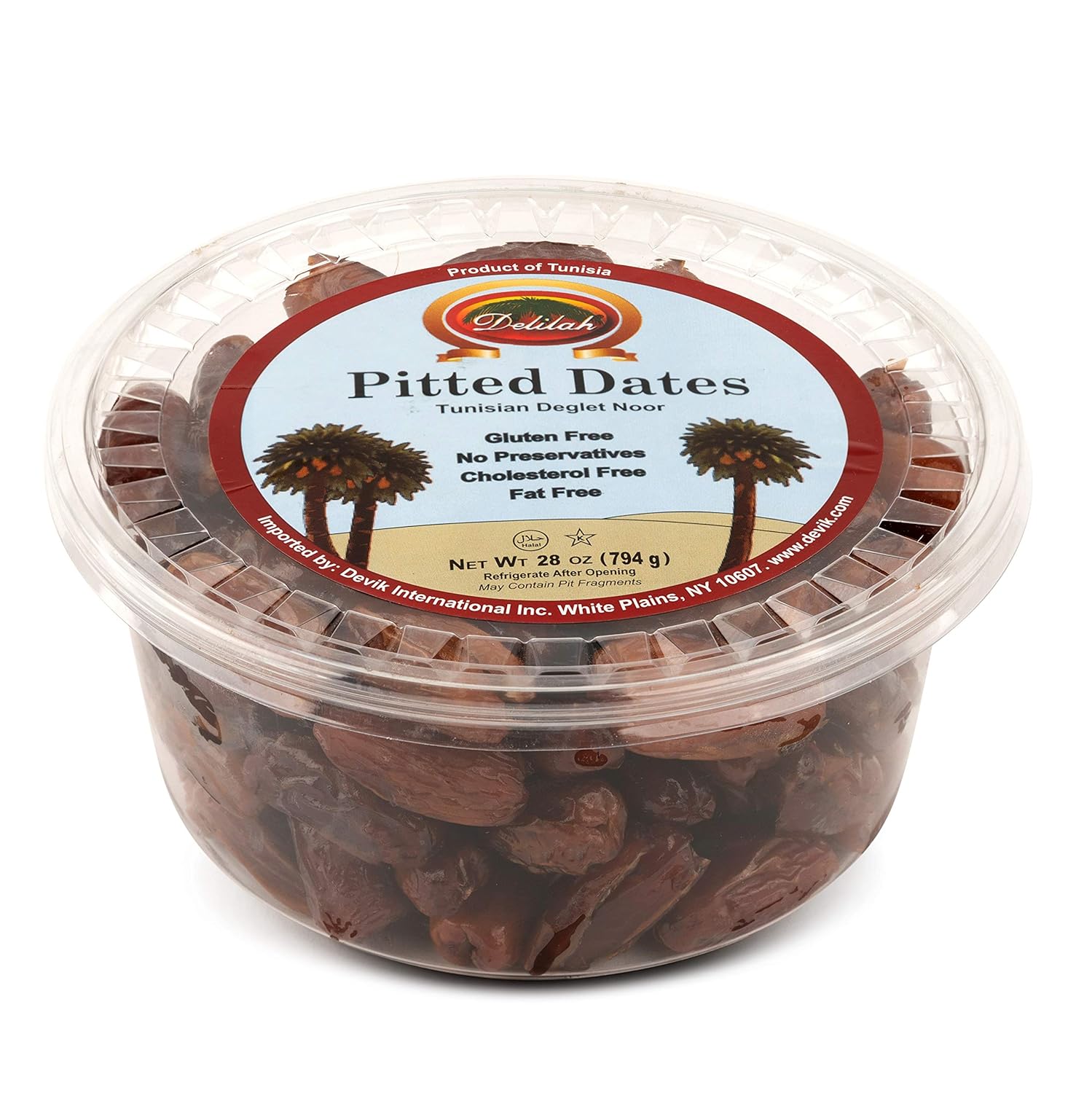 Delilah Pitted Dates 28 Ounce Deglet Noor Grocery