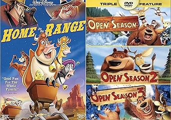 Download Amazon Com Wild Animals Adventure Pack Open Season 1 2 3 4 Movie Collection Scared Silly Disney Dvd Home On The Range Animated Favorites Features Bundle Movies Tv