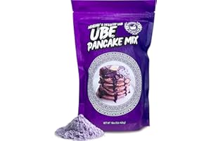 NINONG’S DESSERT LAB Ninong's Dessert Lab Ube Pancake Mix, Ube Flavored Buttermilk Pancake Mix with Real Ube, Makes Ube Cakes, Waffles, Crepes and more, Just Add Water (1 Pound)