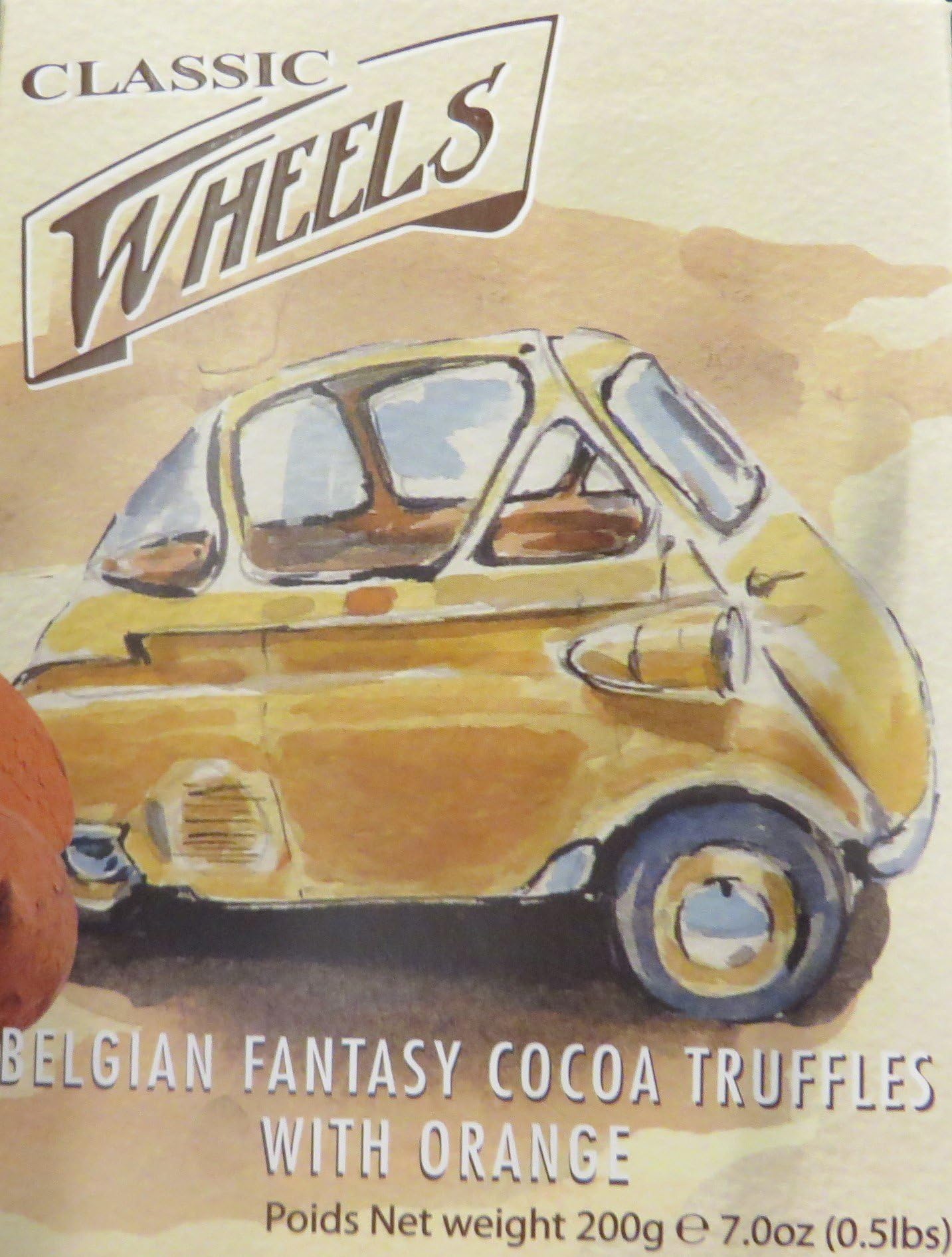 Belgian Fantasy Cocoa Truffles with Orange (7 ounce)
