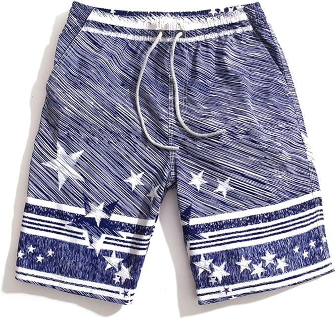 Amazon Fairy Area 温泉 水着 メンズ 海パン メンズ ペアルック レディース 水着ゴムウエスト サーフトランクス 夏 ショートパンツ ハーフパンツ ボーダー 大きいサイズ 流行ハーフパンツ 夏コーデ Nsyk002 L 4 水着 通販