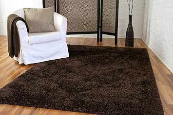 Hochflor Langflor Shaggy Teppich Elegance Braun In 24 Grossen
