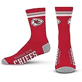 FBF - NFL 2 Stripe Deuce Team Logo Youth Size Kids Crew Socks Approx. 4-8 years old