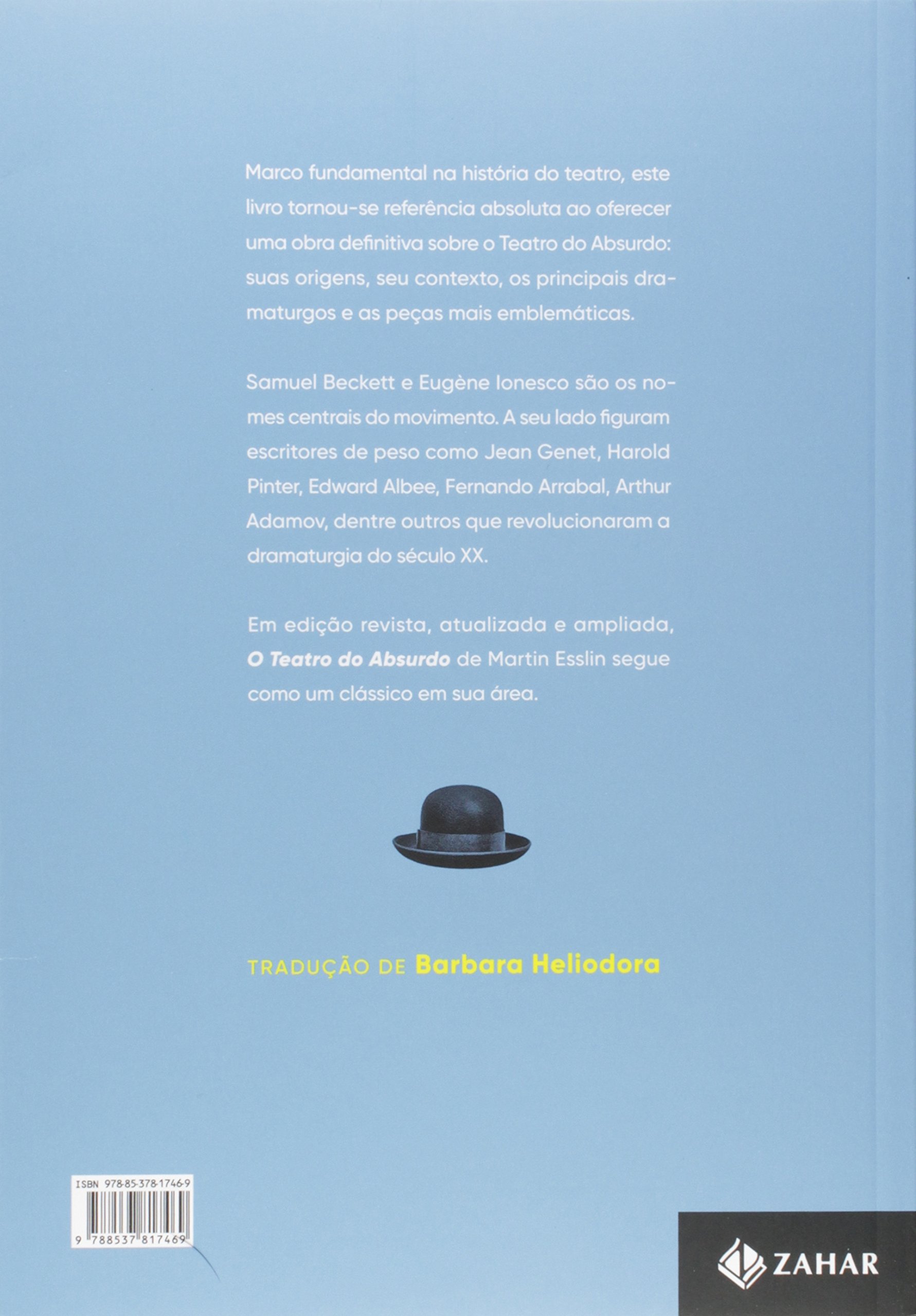 Livro 'O teatro do absurdo' por Martin Esslin