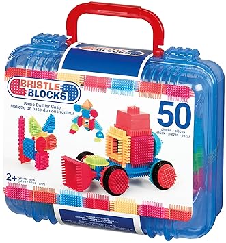 B. Toys 44261 - Bristle Blocks, 50 Teile im Koffer