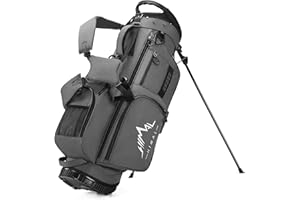 UNIHIMAL Golf Stand Bag with 7 Way Top Dividers, Lightweight Golf Bags for Men Women with Multiple Pockets, Dual Straps