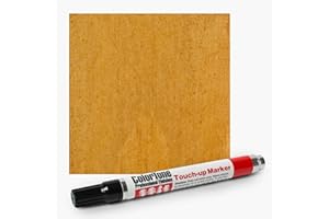 ColorTone Touch-Up Marker, Vintage Amber Tinted Lacquer – Nitrocellulose Guitar Lacquer for Easy Finish Repairs – Fixes Scratches, Dings & Wear – Reversible Applicator Tip for Precision