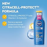 NIVEA SUN Protect Moisture Lotion SPF 15 200ml Vitamin C Hyaluron 48H Moisture view 3
