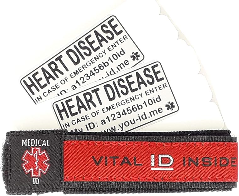 Heart Disease Bracelet, Heart Disease Alert Bracelet, Awareness