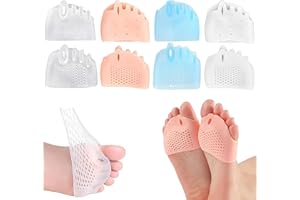Tydlig Hyggear Silicone Toe Separators for Women – 2025 New 4 Pairs Hygear Toe Separators for Overlapping Toes Foot Corrector, Soft and Breathable Toe Separators for Men and Women (Mix)