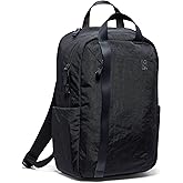 Chrome Industries Highline Backpack – Travel Bag for Men and Women with Plush Shoulder Straps, Recycled Materials, Laptop Sleeve – Black