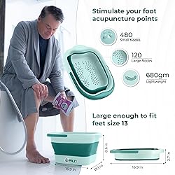 AWA Foot Soaking Tub, Collapsible Foot Bath Soak