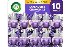 Air Wick Plug in Scented Oil Refills, Lavender and Chamomile, Eco Friendly, Essential Oils, Air Freshener, 0.67 Fl Oz (Pack o