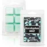The Candle Daddy - Eucalyptus Mint - Refreshing Mint Eucalyptus Scented Melt- Maximum Scent Wax Cubes/Melts- 1 Pack -2 Ounces