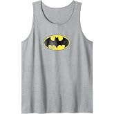 Batman Retro Bat Logo Distressed Tank Top