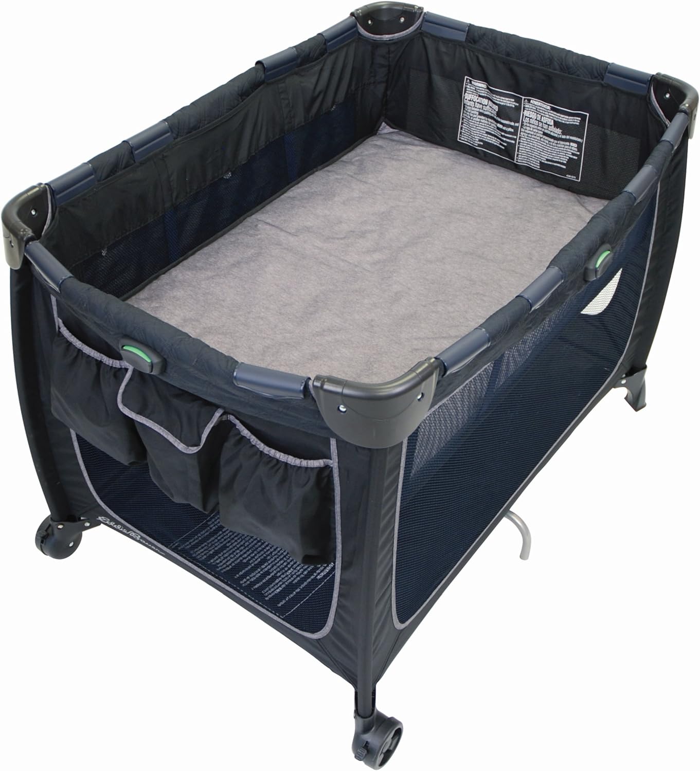 eddie bauer pack and play setup