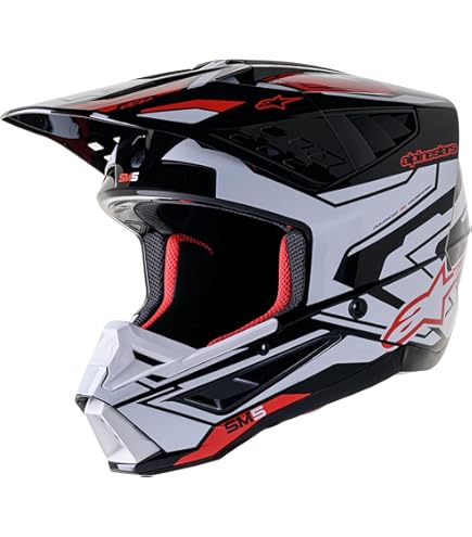 Alpinestars SM5 Helm – Leicht & Sicher Mit Visier-Entriegelung | FMVSS 218 Zertifiziert