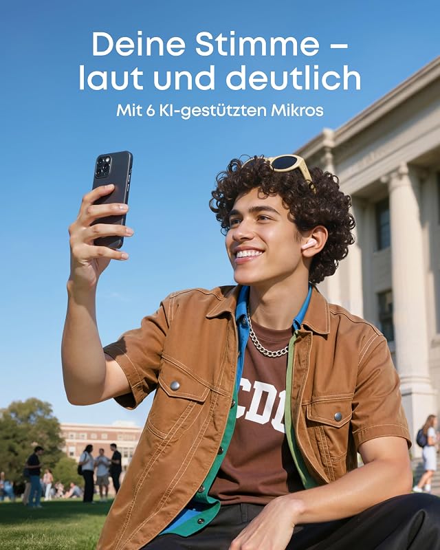by Anker P31i kabellose Bluetooth-Kopfhörer, Hi-Res Sound, Rosa