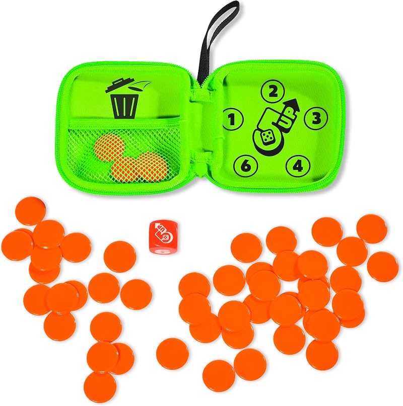 TOMY 5 Up Travel Dice Game 2-4 Players Family Fun for Kids and Adults