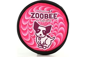 THE ZOOKEEPER ZooBee Flying Disc Dog Toy – Dog Vision Friendly Colors – Soft & Durable Frisbee for Outdoor Play, Water Fetch & Pool Fun – Safe on Teeth – Floating Dog Toy – Lightweight & Easy to Throw