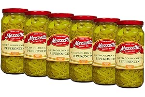 G L Mezzetta Peppers, Gld Gr Slc Pprnc, 16-Ounce (Pack of 6)