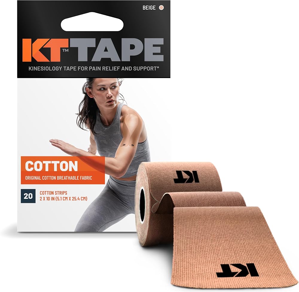 KT Tape Original Pre-Cut 20 Strap Cotton Beige