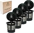 4 Reusable Single K-Cup Solo Filter Pod Coffee Stainless Mesh for Keurig Brewers By iPartsPlusMore