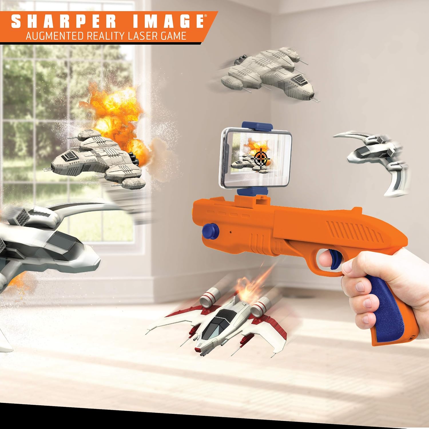 space blaster shooting game sharper image