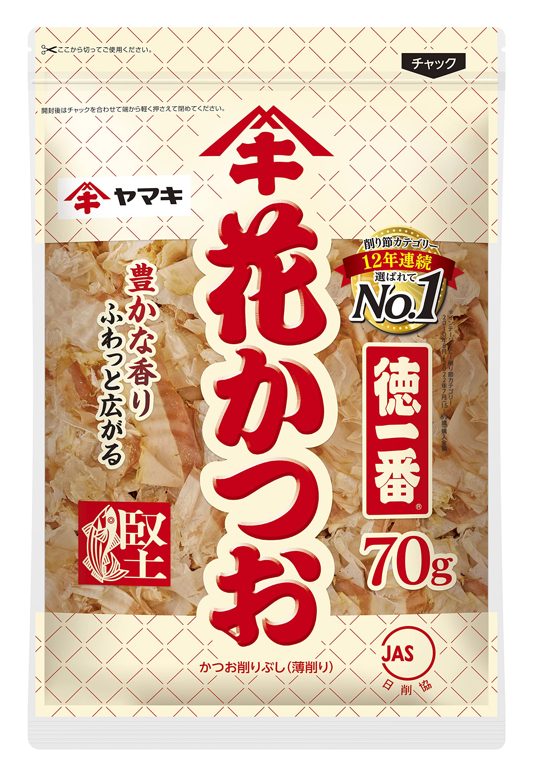 ヤマキ 徳一番 花かつお 70g ×3個商品画像