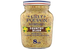 Grey Poupon Country Dijon Coarse Ground Mustard, 8 oz. Jar