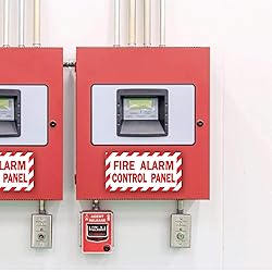 "Fire Alarm Panel Inside" & "Fire Alarm Control