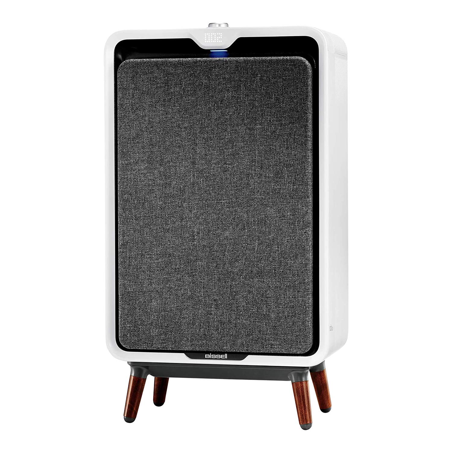 Bissell air 320 Smart Air Purifier with HEPA and Carbon Filters for Large Room and Home, Quiet Bedroom Air Cleaner, Auto Mode, 2768A, White/Grey