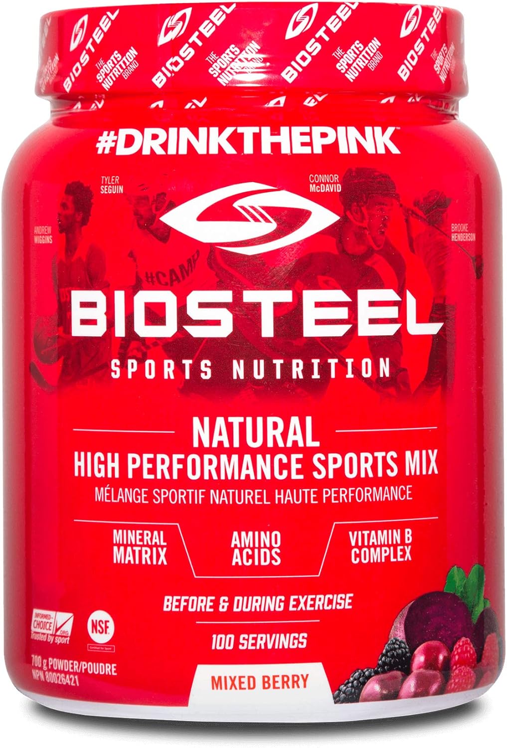 Biosteel High Performance Sports Drink Powder, Naturally Sweetened with