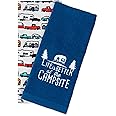 Camco Life is Better at The Campsite RV Dish Towel Set - Perfect for Drying Hands and Dishes - Includes a Set of (2) Towels - 27-Inches x 16-1/2-Inches (53301)