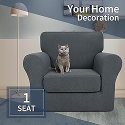 JIVINER Newest 2 Pieces Armchair Covers for Living