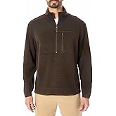 Smith's Workwear mens Sweater Fleece Quarter Zip Pullover
