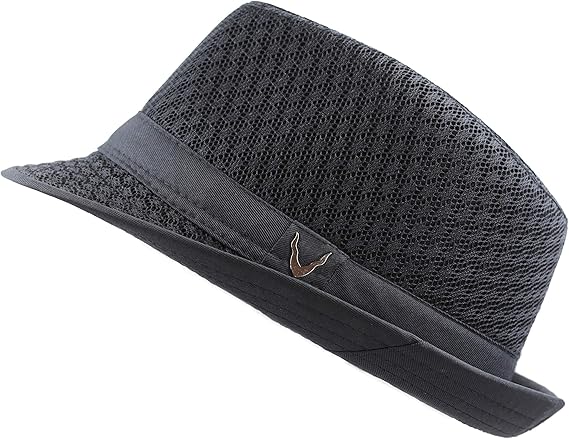 Mesh fedora hat Outlet