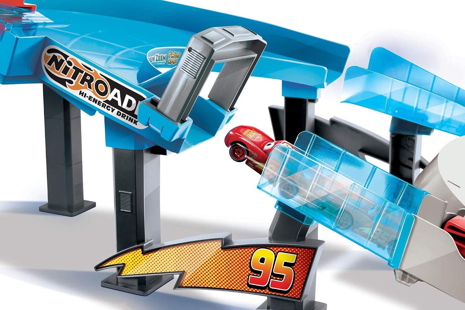 Disney Pixar Cars Rusteze Double Circuit Speedway, Blue, Large - Image 5