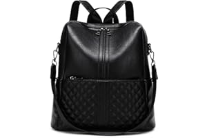 sqlp Daily Use Backpack Purse for Women Vegan Leather Travel Back Pack Fashion Multipurpose Design Shoulder Bags Handbag