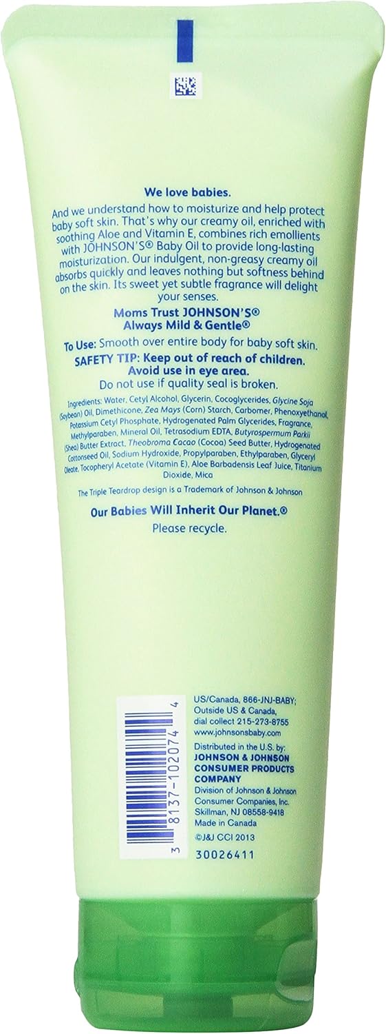 johnson's baby creamy oil walmart