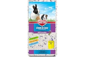 Kaytee Clean & Cozy Lavender Bedding for Pet Guinea Pigs, Rabbits, Hamsters, Gerbils, and Chinchillas, 24.6 Liters