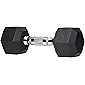 AmazonBasics Rubber Encased Hex Dumbbell