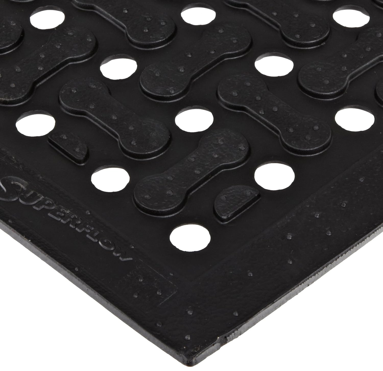 notrax t18 superflow lightweight anti fatigue workstation mat 3 x 5 black kitchen mats amazon com industrial scientific amazon com