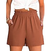 ANRABESS Shorts for Women Summer Casual Elastic High Waisted Dressy Lounge Shorts Comfy Bottoms 2026 Beach Vacation Clothes
