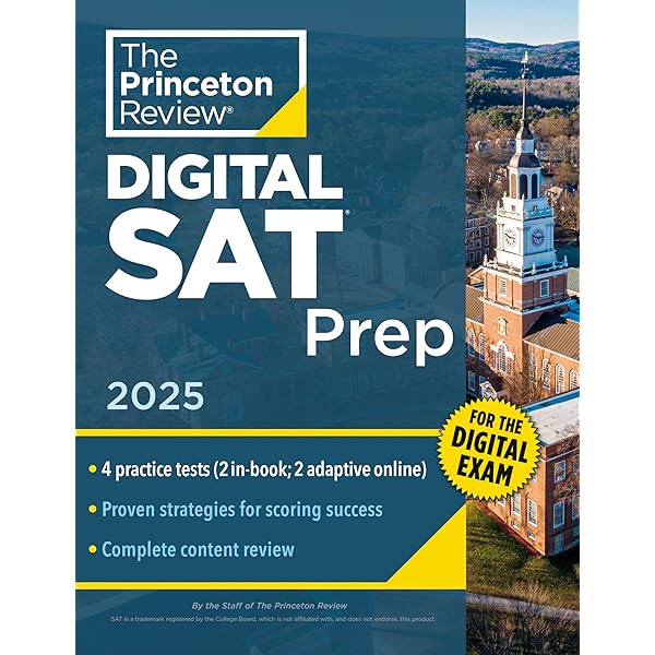 Amazon.com: Princeton Review Digital SAT Premium Prep, 2025: 5
