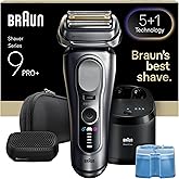 Braun Series 9 PRO+ Electric Shaver, Pro SensoAdapt, 6in1 SmartCare Center, 9697CC, Silver